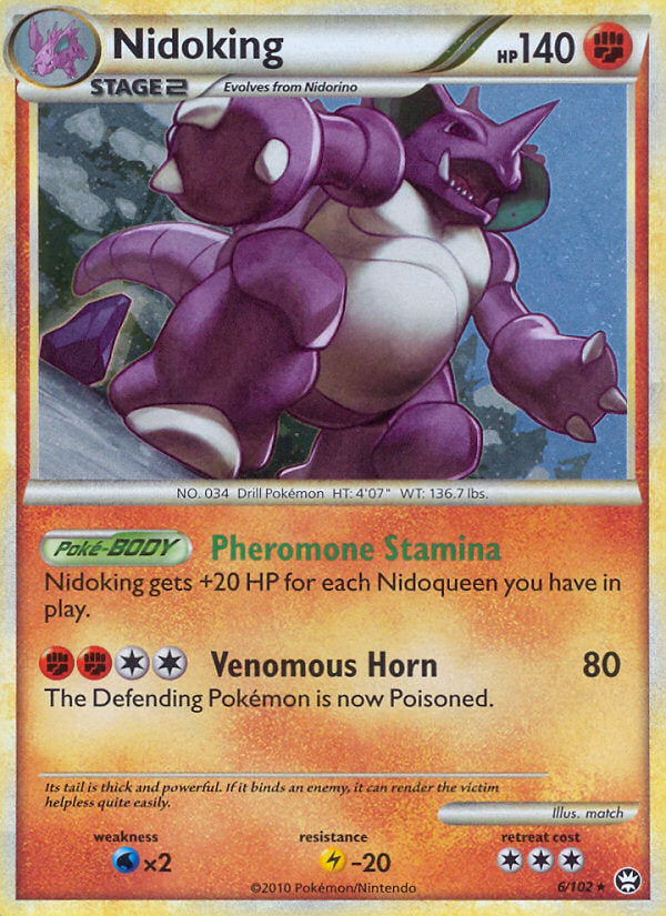 Triumphant Holo Nidoking #6/102